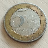 Ангола 5 кванза 2012г.