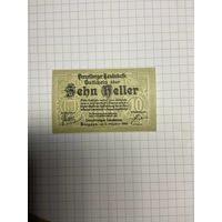 10 геллеров (нотгельды) Австрия.-2512-2