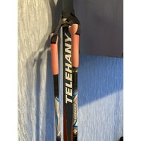 Лыжи Телеханы 185 см, палки и ботинки 36 р-р