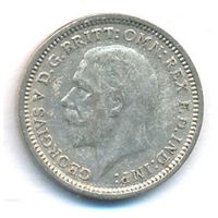Великобритания 3 пенса 1935 г. Ag. Оригинал