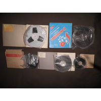 Магнитная лента,бобины,5 шт. времён СССР.С рубля.