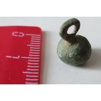 Древняя подвеска или пуговица или гирька или... Отличное состояние.