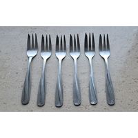 Вилка десертная стальная Rostfrei Import Германия 6 штук.