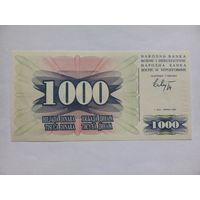 Босния и Герцеговина 1000 динаров 1992 г.