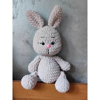 Мягкая плюшевая игрушка амигуруми "Зайка"