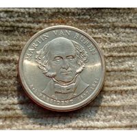 Werty71 США 1 доллар 2008 D 8-й Президент США Мартин Ван Бюрен 1837-1841