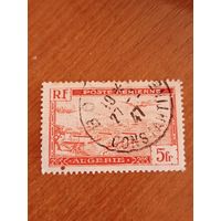 1946 французская колония Алжир архитектура порт корабли флот авиация самолет  (4-7)