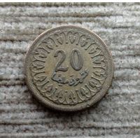 Werty71 Тунис 20 миллимов 1960