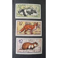Германия, ГДР 1970 г. Mi.1541,1542,1544 MNH