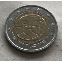 Германия 2 евро 2009 - 10 лет монетарной политики ЕС (EMU) и введения евро (J - Гамбург)