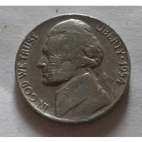 5 центов, США 1954 D