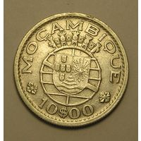 Порт. Мозамбик 10 Эск. 1960 Серебро