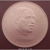 Багамы 10 долларов, 1974 1-й год Независимости