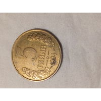 5 тийин Узбекистан 1994 год