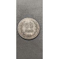 Колумбия 50 песос 1992