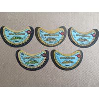 Этикетки от пива Жигулёвское, все разные, Россия и Казахстан, СССР, цена за 1 шт., см. все фото и описание лота, ю-217-6 (3397)