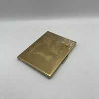 Портсигар латунный с зажимом. США. Арт 3311
