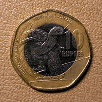 Сейшелы, 10 рупий 2018 г.