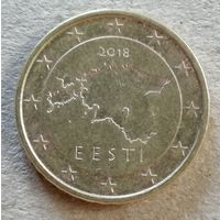 Эстония 10 евроцентов, 2018 г., KM# 64