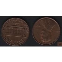 США km201 1 цент 1969 год (D) (_4 ТОРГ ЛЮБОЙ