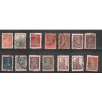СССР-1925, (Заг.76-94) гаш., Типо, с  ВЗ , перф. 12 - 12 1/2, Золотой Стандарт, 14 марок