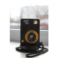 Шикарный, редкий полуформатный фотоаппарат СССР "АГАТ" 18К