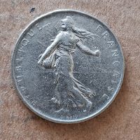 Франция 1 франк, 1971 г., KM# 925