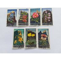 Марки  Сан-Марино    Цветы 1967  7 шт. - 5,00 руб