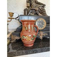 Кувшин обливная керамика ручная роспись СССР