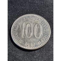 Югославия 100 динаров 1987