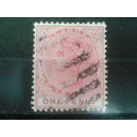 Нигерия, колония Англии, 1884. Стандарт. Королева Виктория