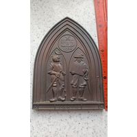 Барельеф академия Тарту, отличное состояние, тяжёлый металл