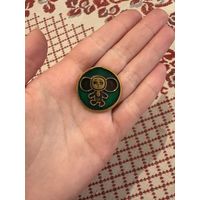 Чебурашка ЗНАЧОК С РУБЛЯ