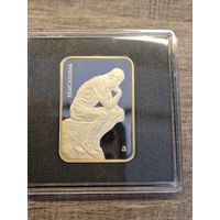 Мыслитель, 20 рублей 2010, серебро