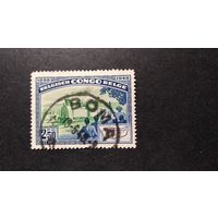 КОНГО\ 82с\Бельгийское Конго 1948 Железная дорога Матади-Леопольдвиль,50 лет,Паровоз