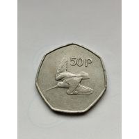 50 пенсов Ирландия.