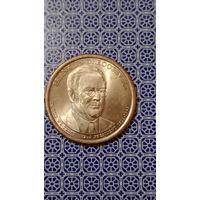 США 1 доллар 2014 Р 32 президент Roosevelt