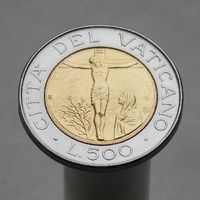 Ватикан 500 Лир 1987