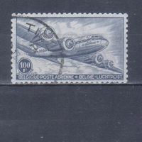 [1656] Бельгия 1946. Авиация.Самолет. Концовка серии.Гашеная марка.