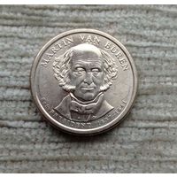 Werty71 США 1 доллар 2008 D 8-й Президент США Мартин Ван Бюрен 1837-1841