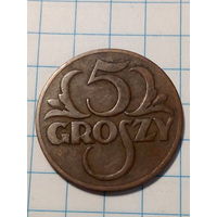 5 гроша Польша 1931 год