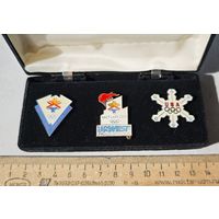 Значки Олимпийские  Солт-Лейк-Сити,  США SALT LAKE CITY 2002 Winter OLYMPICS Games