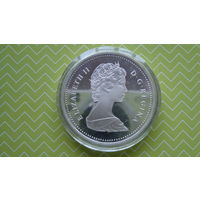 Доллар 1882-1982 г. Серебро с рубля