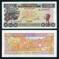 Гвинея 100 Франков 1998 год, UNC