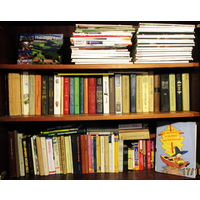 Одним лотом книги 100шт,журналы 60шт