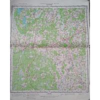 Карты Генштаба СССР, 17 шт. (Витебская, Могилевская, Минская, Смоленская обл. Латвийская ССР)