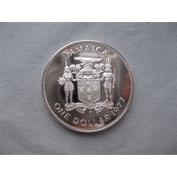 Ямайка 1 доллар 1977 год Елизавета II