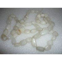 Бусы СССР Халцедон Произвольной Формы 80 см.