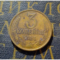 3 копейки 1981 СССР #32