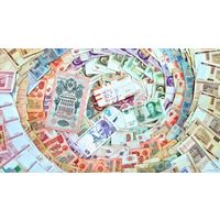 РАСПРОДАЖА ОТ 1 РУБЛЯ!!! Сборный лот-406 банкнот. ЦР,СССР, Беларусь, Турция, Китай+ пачка 10 рублёвок 1961 Состояние на фото.